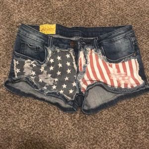 American flag shorts